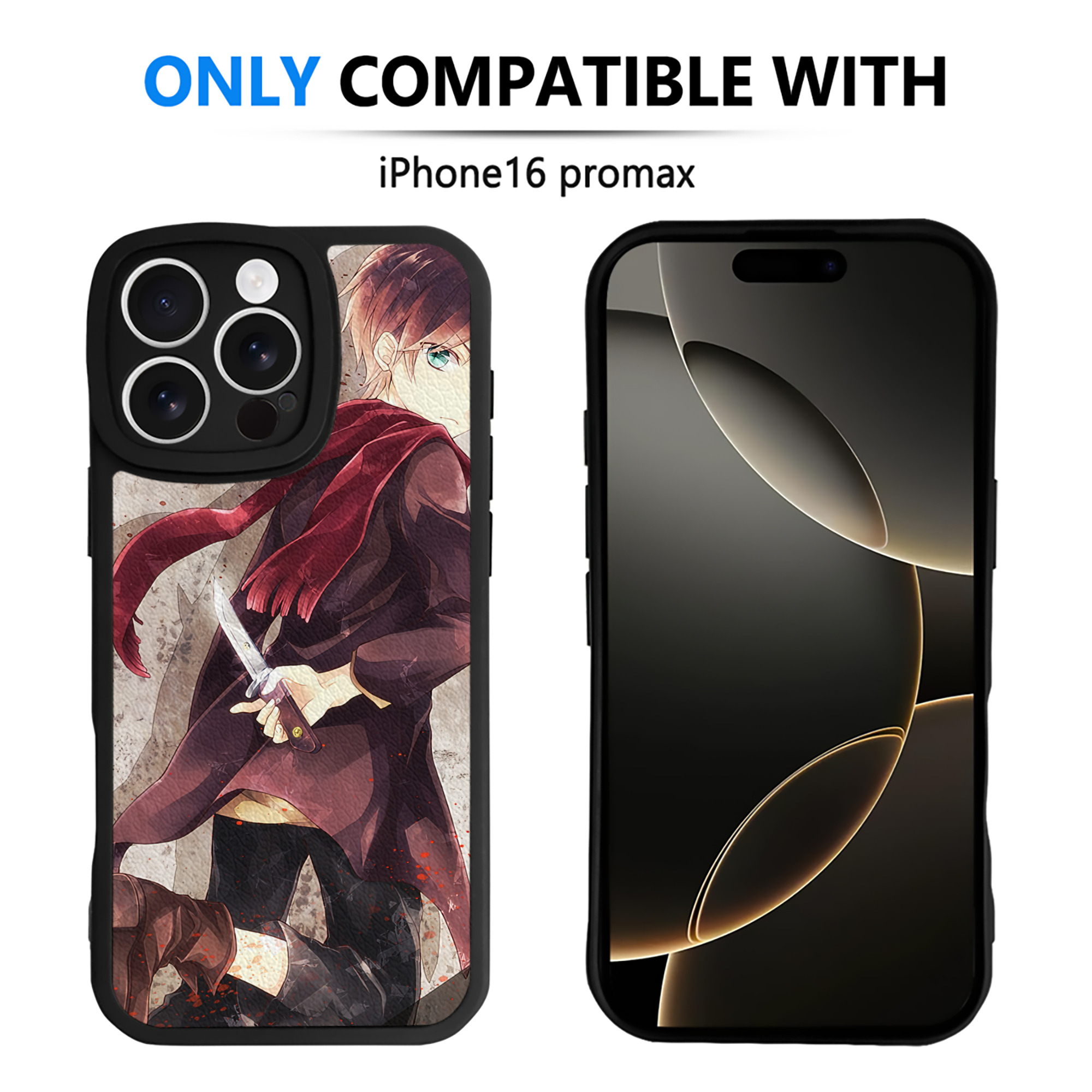 （画像用） 進撃の巨人 Attack on Titan 【iPhone 16シリーズ対応】シリコンスマホケース（レザー調） 材質：シリコン